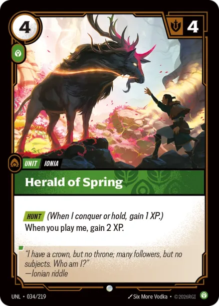 Herald of Spring (Common) [ Inglese / Cinese Semplificato ]