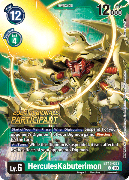 HerculesKabuterimon BT15-053 [ Inglese / Giapponese ]