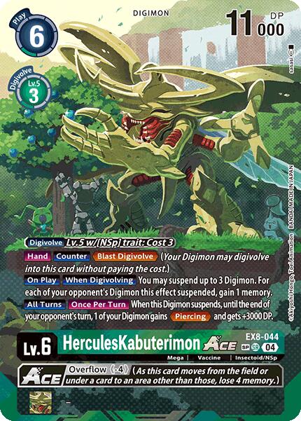 HerculesKabuterimon Ace EX8-044 [ Inglese / Giapponese ]