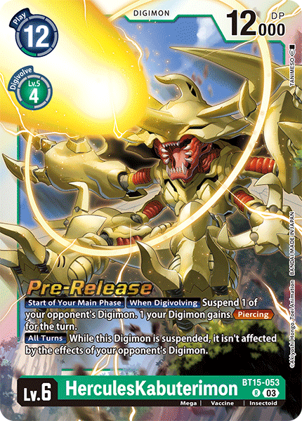 HerculesKabuterimon BT15-053 [ Inglese / Giapponese ]