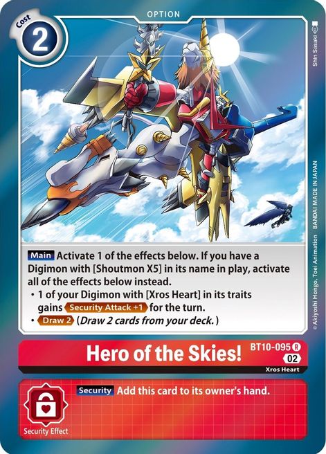 Hero of the Skies! BT10-095 [ Inglese / Giapponese ]