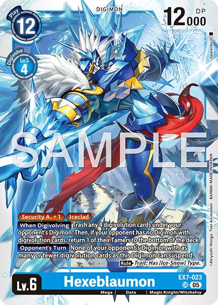 Hexeblaumon EX7-023 [ Inglese / Giapponese ]