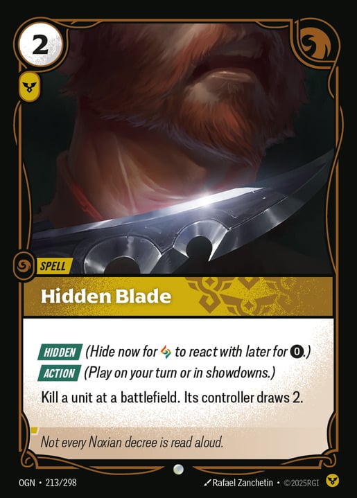 Hidden Blade (Common) [ Inglese / Cinese Semplificato ]