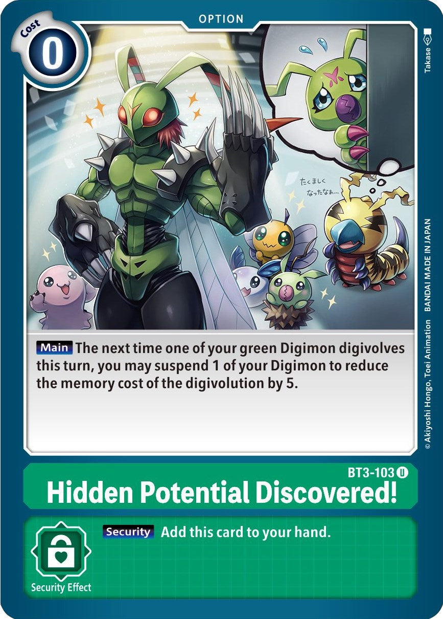 Hidden Potential Discovered! BT3-103 [ Inglese / Giapponese ]