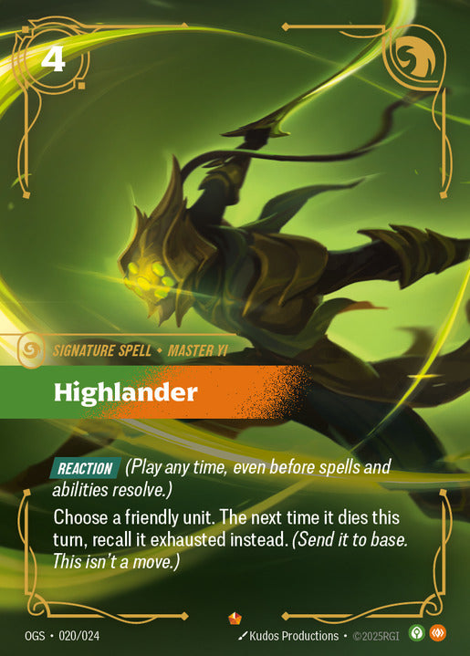 Highlander (Promo) [ Inglese / Cinese Semplificato ]