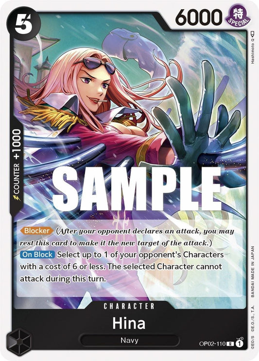 Hina OP02-110 [ Inglese / Giapponese / Francese / Cinese Semplificato ]