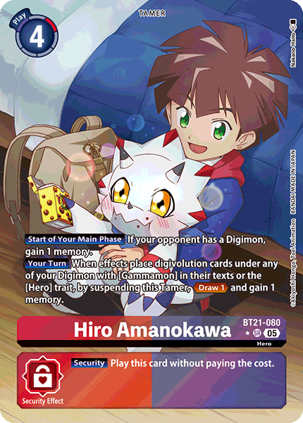 Hiro Amanokawa BT21-080 [ Inglese / Giapponese ]