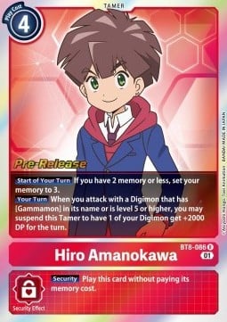 Hiro Amanokawa BT8-086 [ Inglese / Giapponese ]