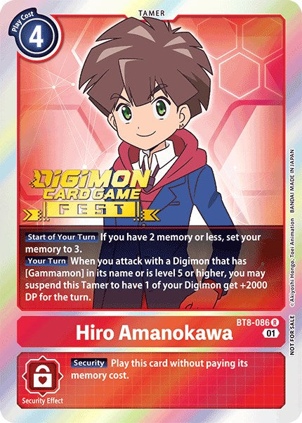 Hiro Amanokawa BT8-086 [ Inglese / Giapponese ]