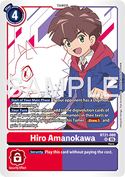 Hiro Amanokawa BT21-080 [ Inglese / Giapponese ]