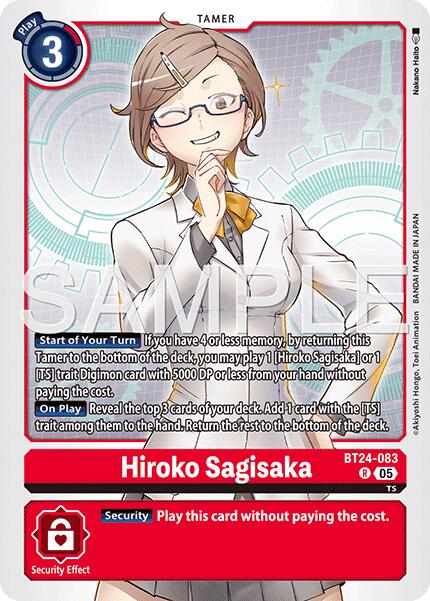 Hiroko Sagisaka BT24-083 [ Inglese / Giapponese ]