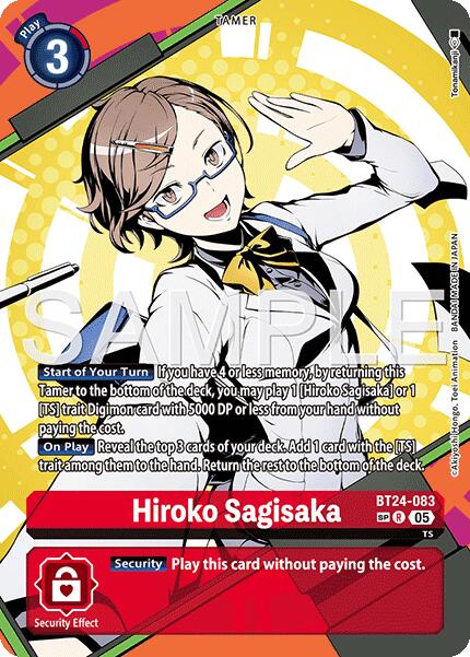 Hiroko Sagisaka BT24-083 [ Inglese / Giapponese ]