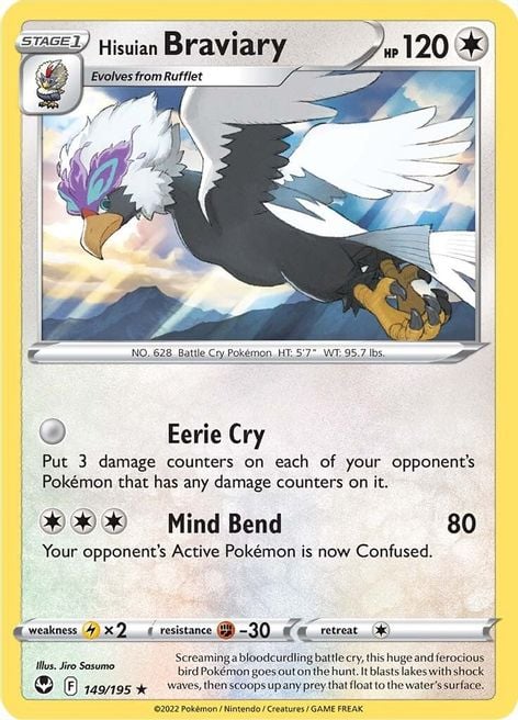 Braviary di Hisui - Tempesta Argentata 149/195 [ Italiano ]