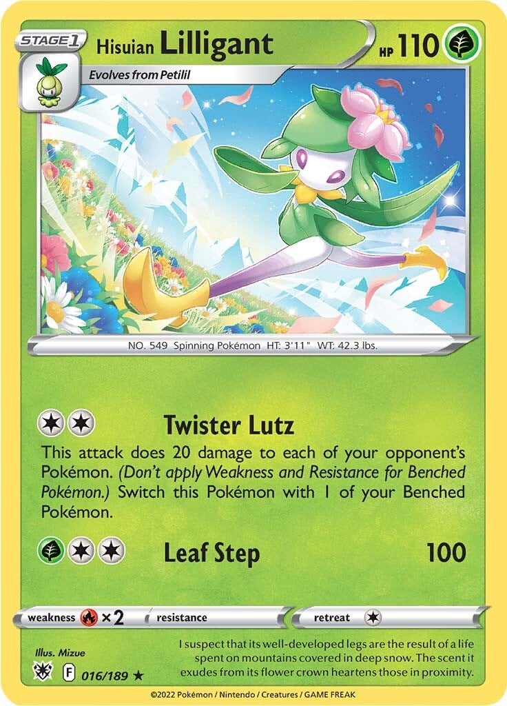 Lilligant di Hisui - Lucentezza Siderale 016/189 [ Italiano / Inglese ]