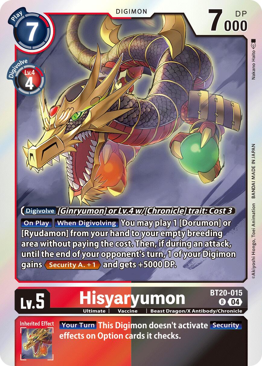 Hisyaryumon BT20-015 [ Inglese / Giapponese ]