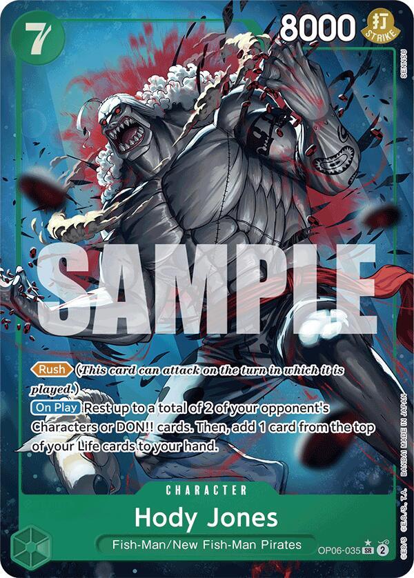 Hody Jones OP06-035 [ Inglese / Giapponese / Francese / Cinese Semplificato ]