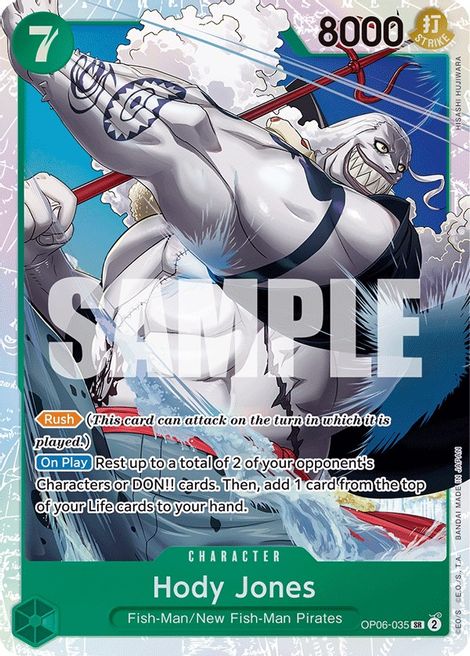 Hody Jones OP06-035 [ Inglese / Giapponese / Francese / Cinese Semplificato ]