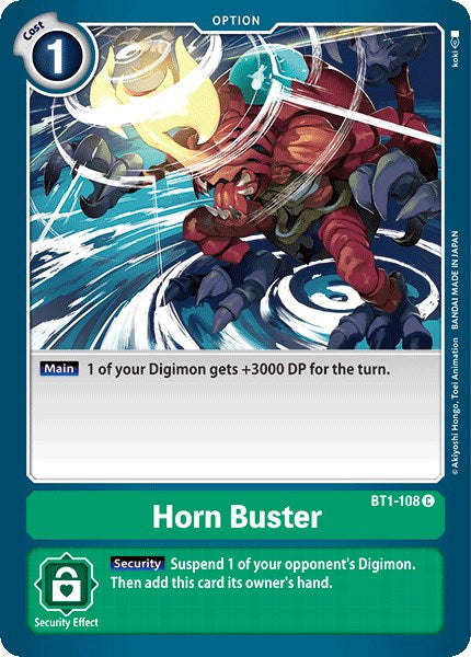 Horn Buster BT1-108 [ Inglese / Giapponese ]