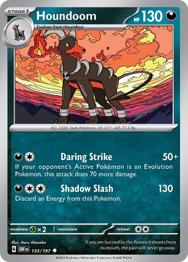 Houndoom - Ossidiana Infuocata 133/197 [ Italiano ]
