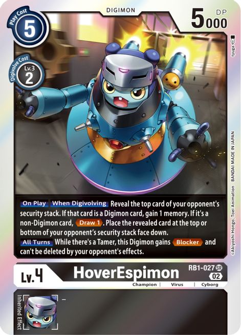 HoverEspimon RB1-027 [ Inglese / Giapponese ]