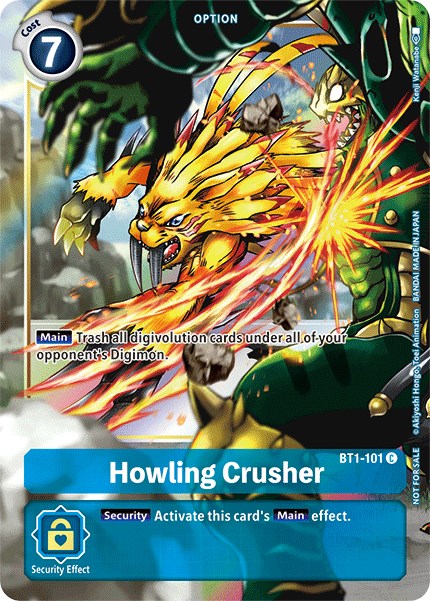 Howling Crusher BT1-101 [ Inglese / Giapponese ]