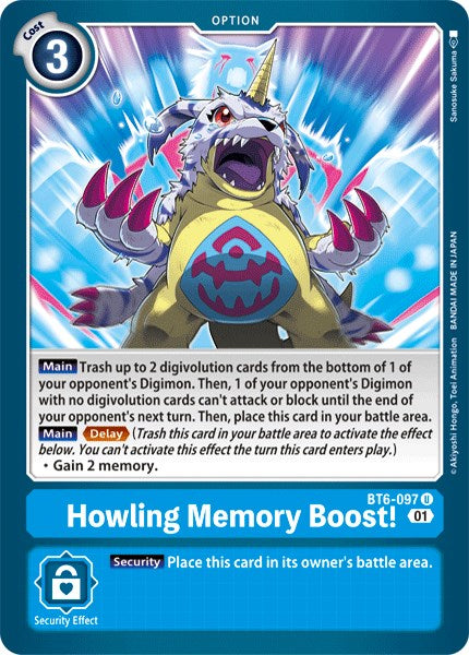 Howling Memory Boost! BT6-097 [ Inglese / Giapponese ]