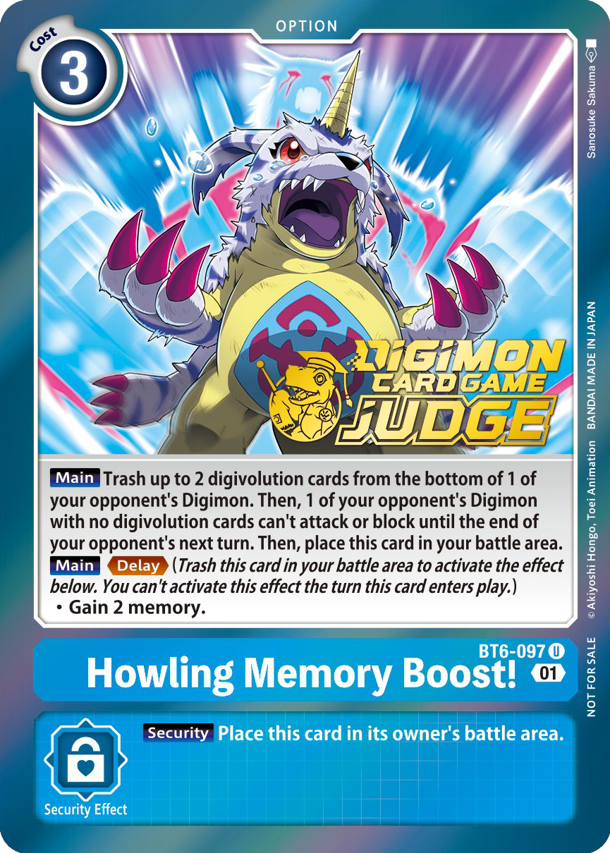 Howling Memory Boost! BT6-097 [ Inglese / Giapponese ]