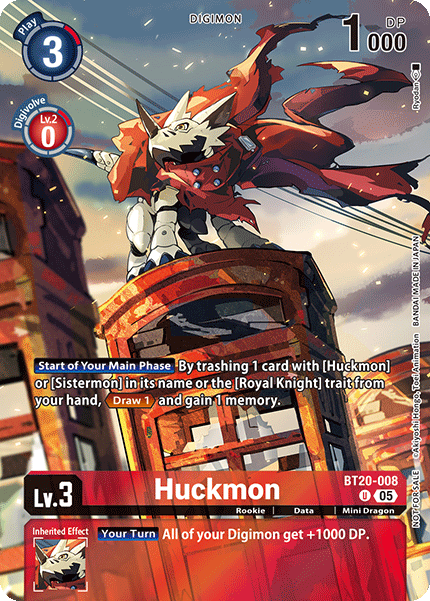 Huckmon BT20-008 [ Inglese / Giapponese ]