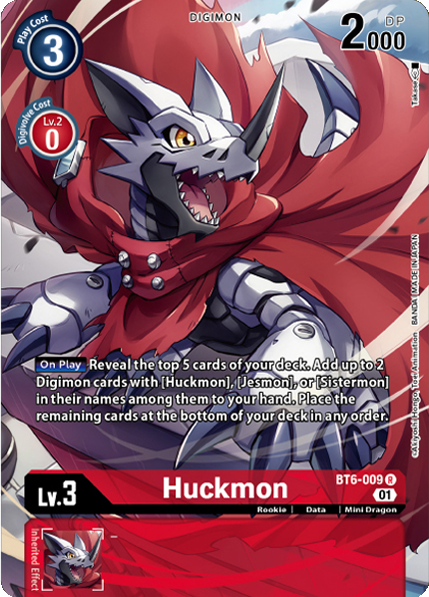 Huckmon BT6-009 [ Inglese / Giapponese ]