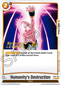 Prereleasestamped - Humanity S Destruction Fusion World Ult.