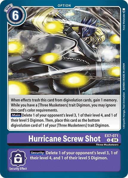Hurricane Screw Shot EX7-071 [ Inglese / Giapponese ]