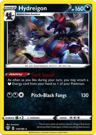Hydreigon - Fiamme Oscure 110/189 [ Italiano / Inglese ]