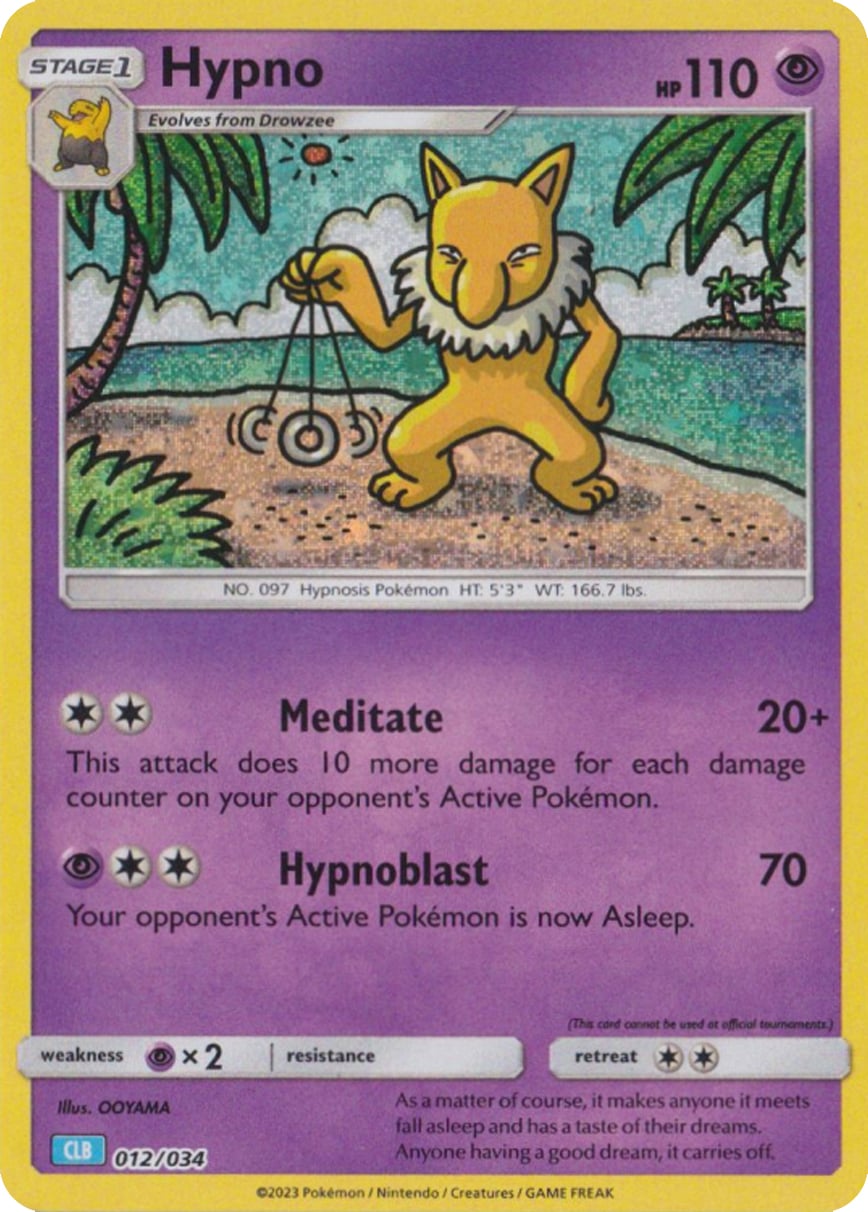 Hypno - Pokémon TCG Classic: Blastoise & Suicune ex Deck 012/034 [ Inglese ]