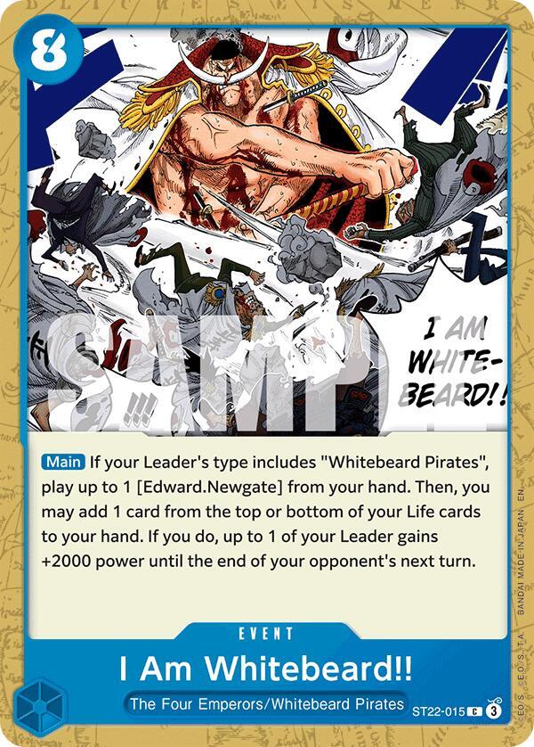 I Am Whitebeard!! ST22-015 [ Inglese / Giapponese / Francese / Cinese Semplificato ]