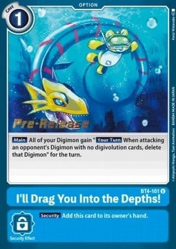 I'll Drag You Into the Depths! BT4-101 [ Inglese / Giapponese ]