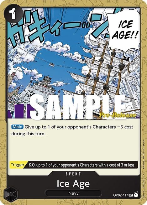 Ice Age OP02-117 [ Inglese / Giapponese / Francese / Cinese Semplificato ]