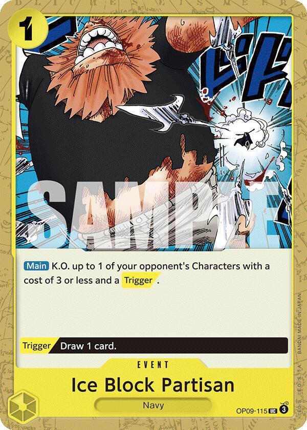 Ice Block Partisan OP09-115 [ Inglese / Giapponese / Francese / Cinese Semplificato ]