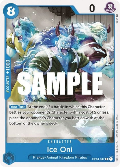 Ice Oni OP04-047 [ Inglese / Giapponese / Francese / Cinese Semplificato ]