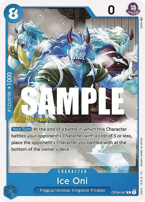Ice Oni OP04-047 [ Inglese / Giapponese / Francese / Cinese Semplificato ]