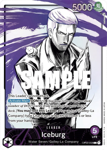 Iceburg OP03-058 [ Inglese / Giapponese / Francese / Cinese Semplificato ]