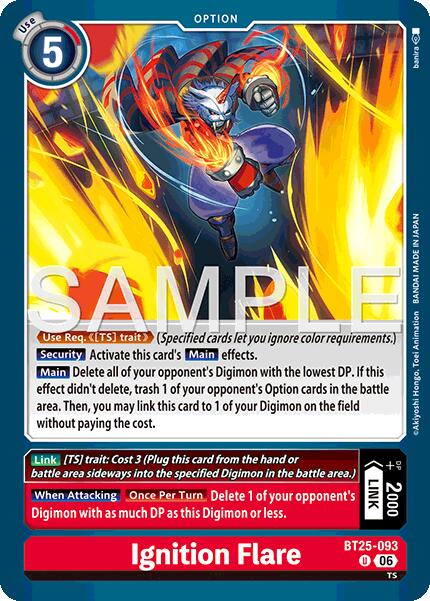 Ignition Flare BT25-093 [ Inglese / Giapponese ]