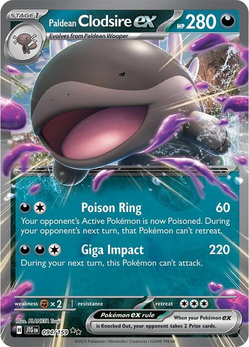 Clodsire di Paldea ex(Ultra Rare | 094/159)