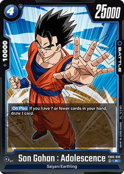 Son Gohan : Adolescence (FB05-033) [Fusion World] New Adventure [Fusion World]