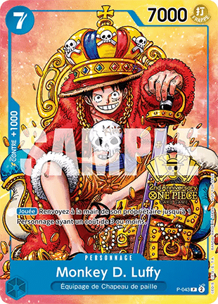 🇬🇧 Monkey.D.Luffy (P-043) (V.3) Promos - Singles