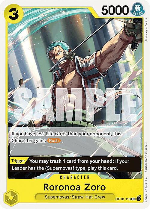 🇬🇧 Roronoa Zoro — OP-10: Royal Blood