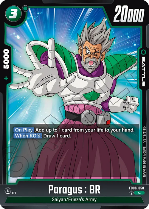 FB06-058 Paragus : BR