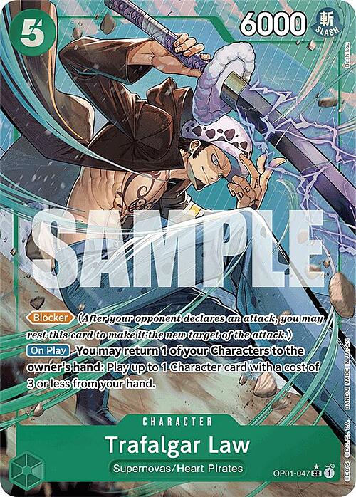 Trafalgar Law (Alternate Art) Trafalgar Law PRB-01: The Best - Premium Booster