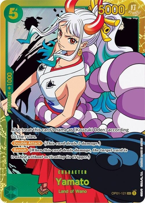 Yamato (Secret Rare) Yamato OP-01: Romance Dawn OP01 PRB01