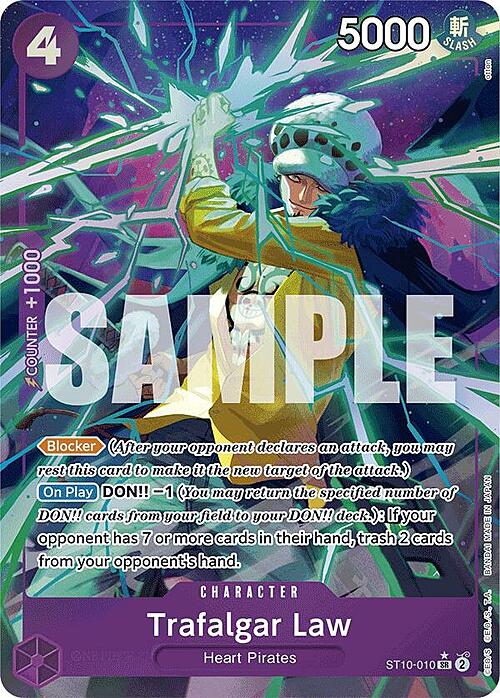 Trafalgar Law( Alternate Art)Trafalgar Law PRB-01: The Best - Premium Booster PRB01 ST10