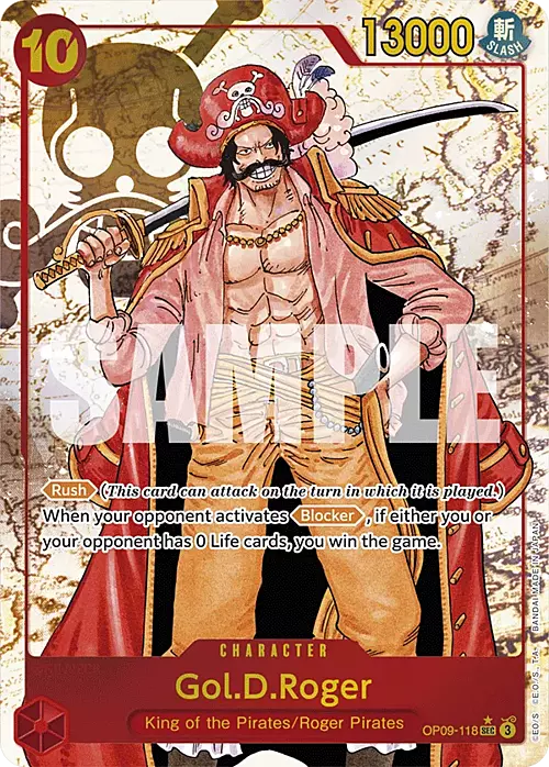 Gol D Roger (Alternate Art) Gol.D.Roger OP-09: Emperors in the New World OP09